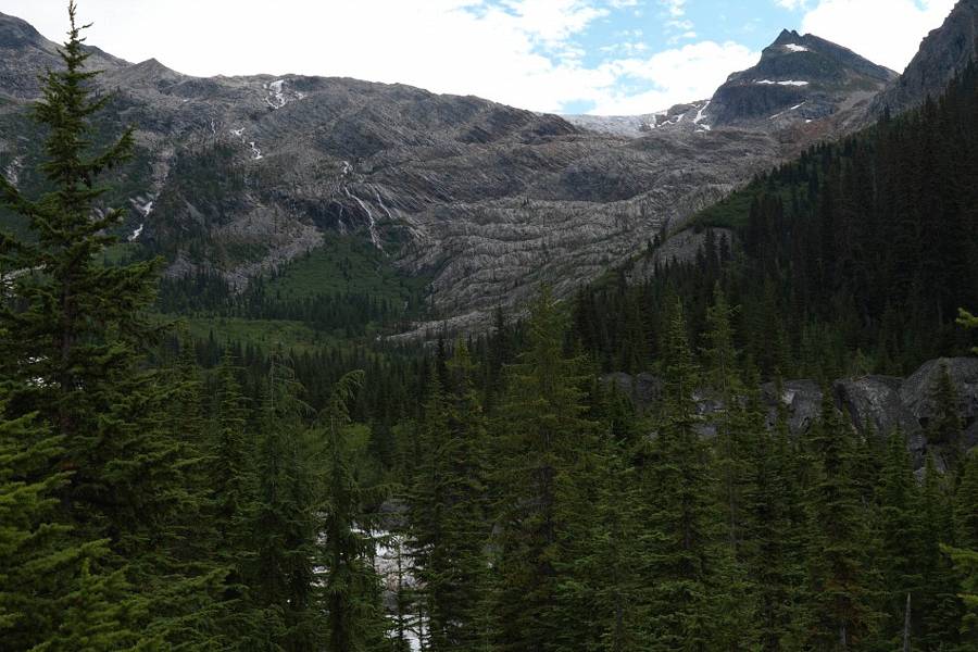 Views of the toe of the Illecillewaet Glacier in 2011