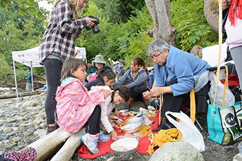 Elders teach children and youth at Science and Culture Camps
