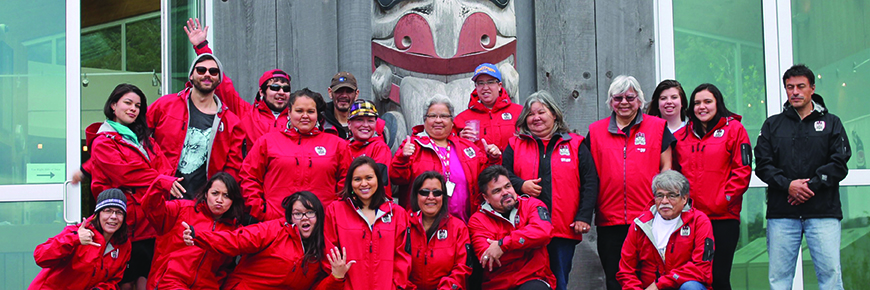 Group photo of the Haida Gwaii Watchmen