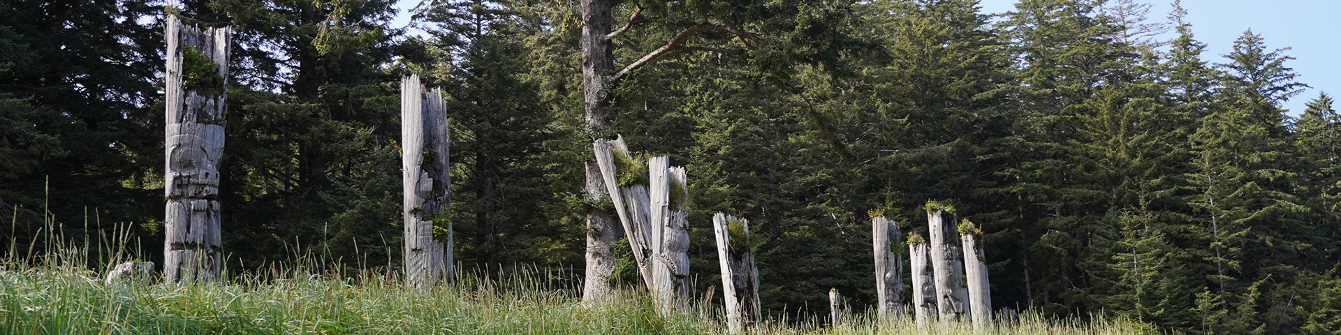 SGang Gwaay totem poles