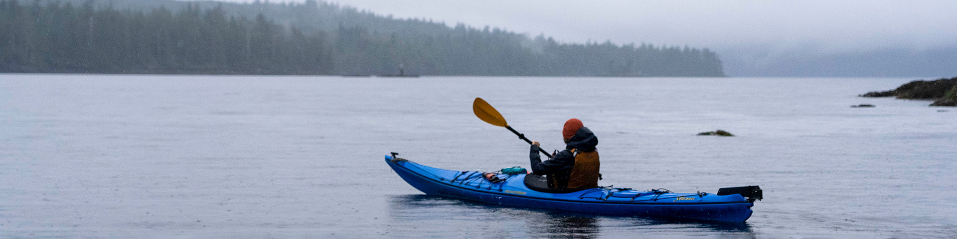 One kayaker