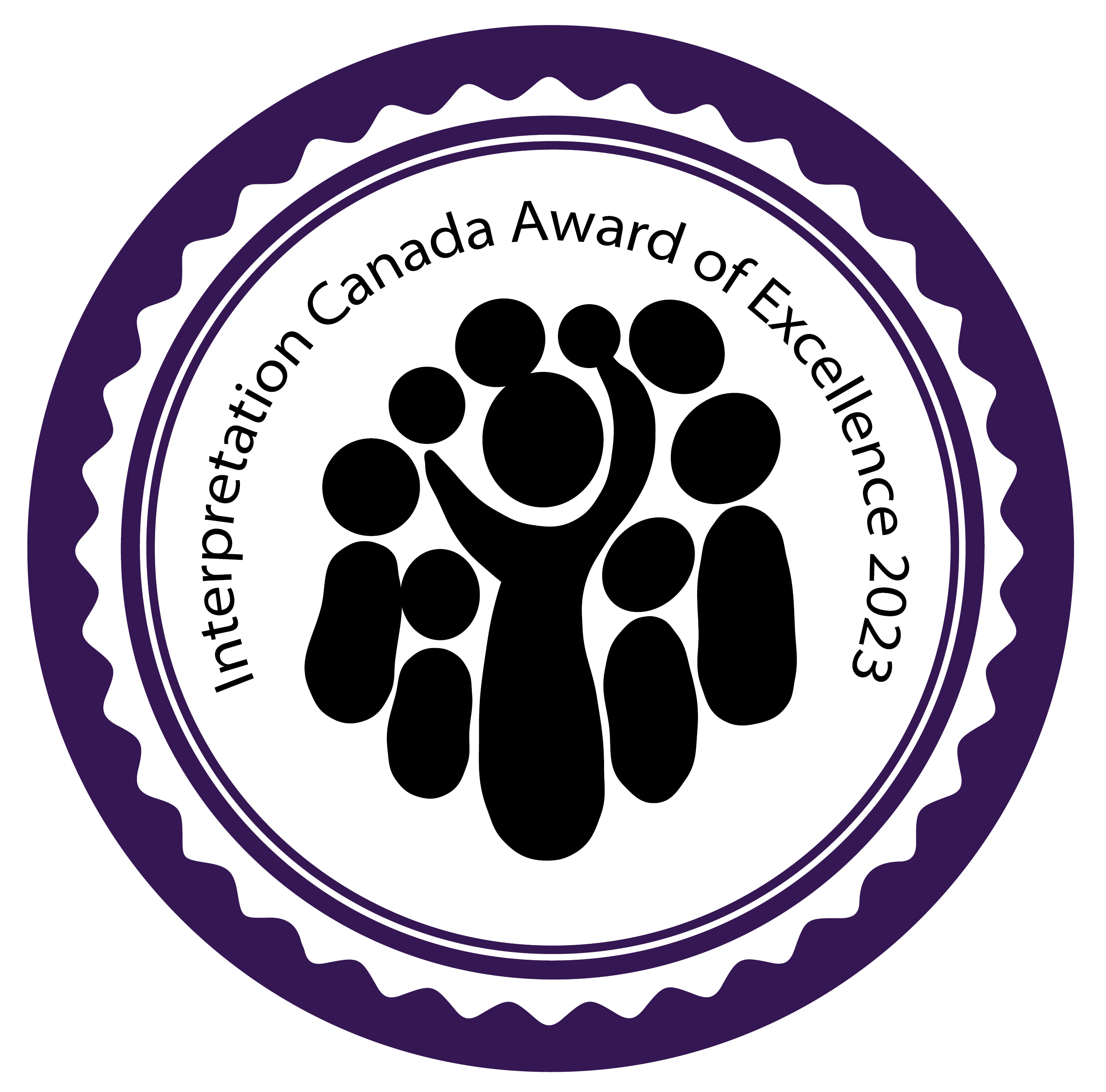 2023 Interpretation Canada Award of Excellence badge