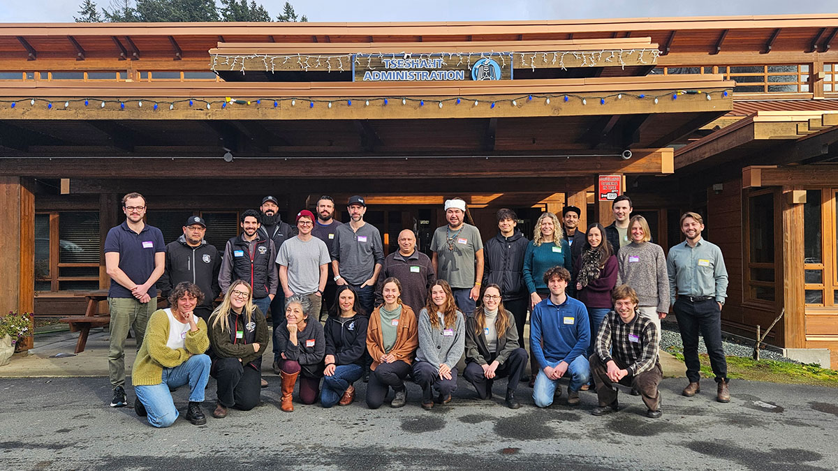 A group of people posing for the camera