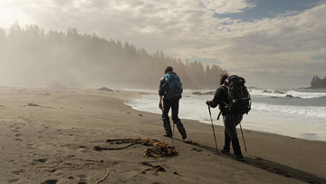 Rough coastline of Vancouver Island