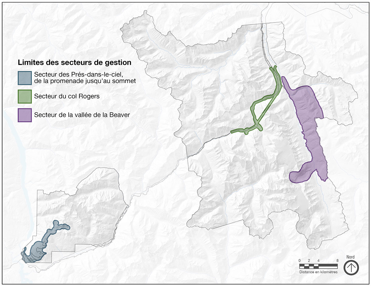 Carte 2 : Approche de gestion par secteur