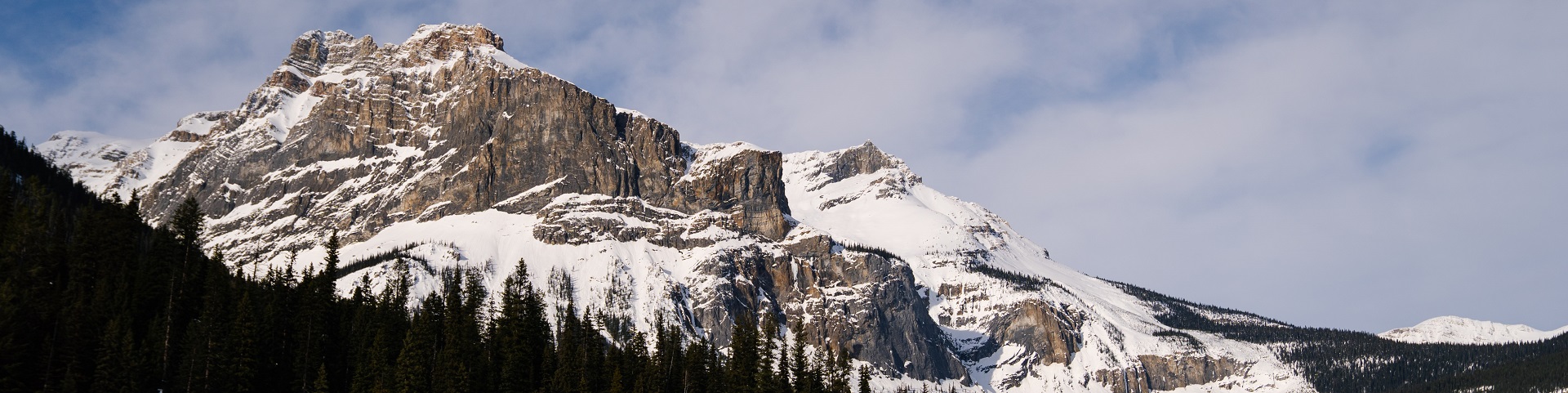 mountain peak in yoho