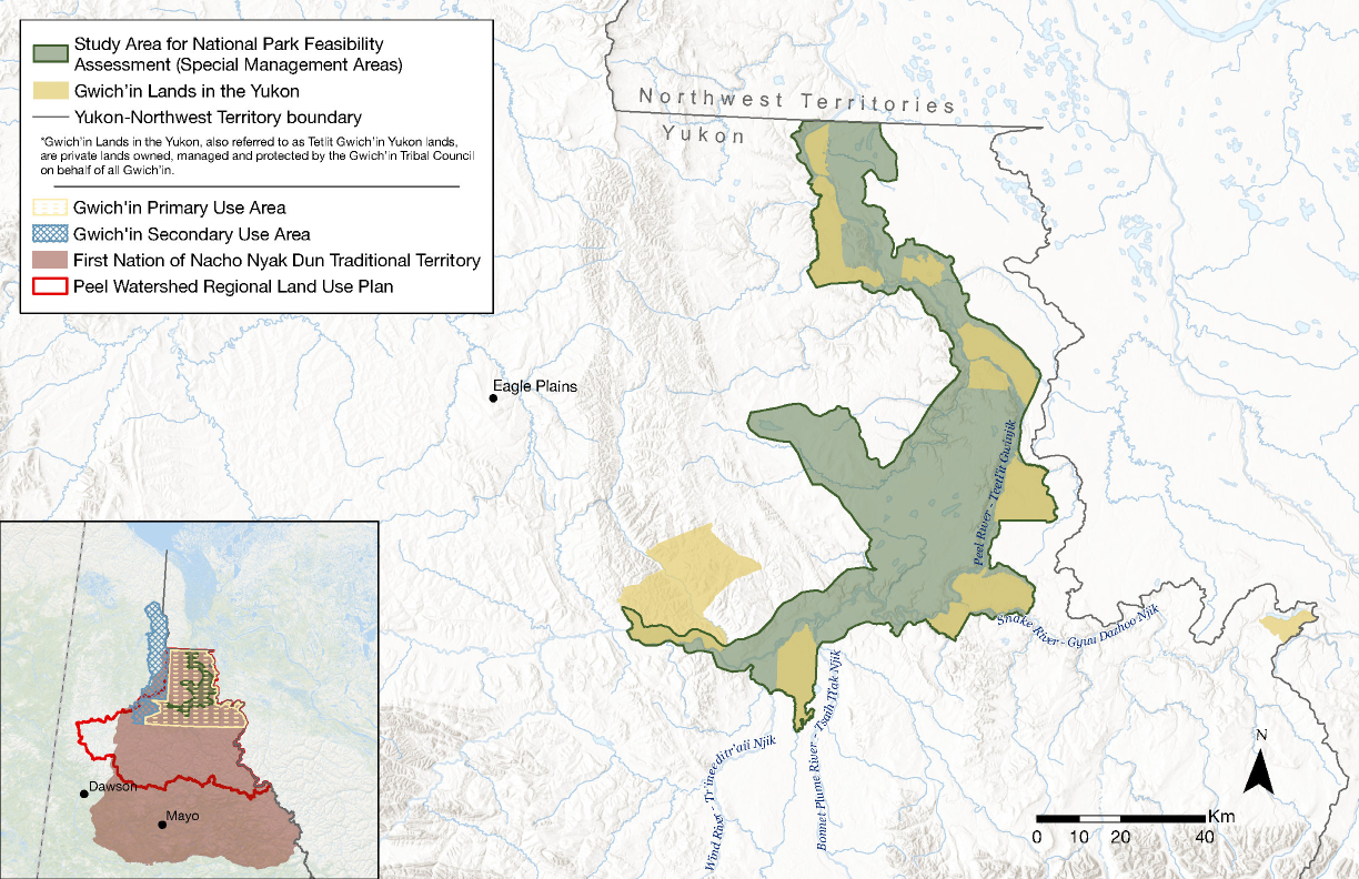 Map A: Feasibility assessment study area, text description follows