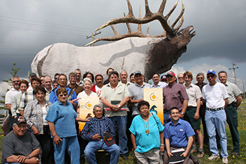 Coalition of First Nations with Interest in RMNP, group photo 2009