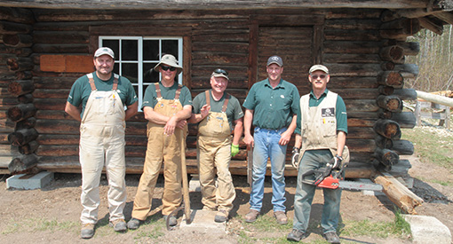 Parks Canada’s Restoration Workshop crew