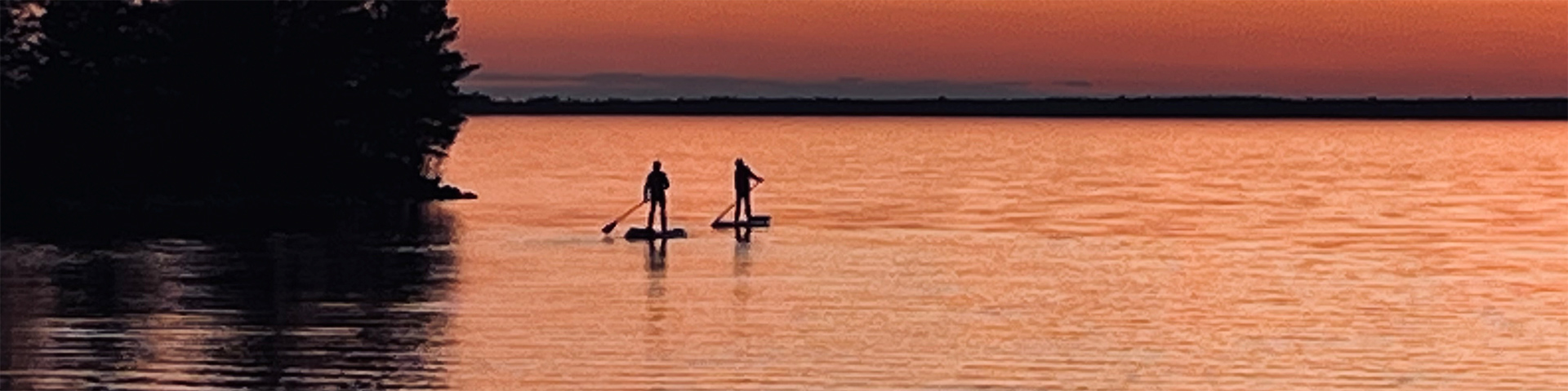Paddling on Clear Lake