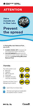 ATTENTION: Prevent the spread Zebra mussels are in Clear Lake