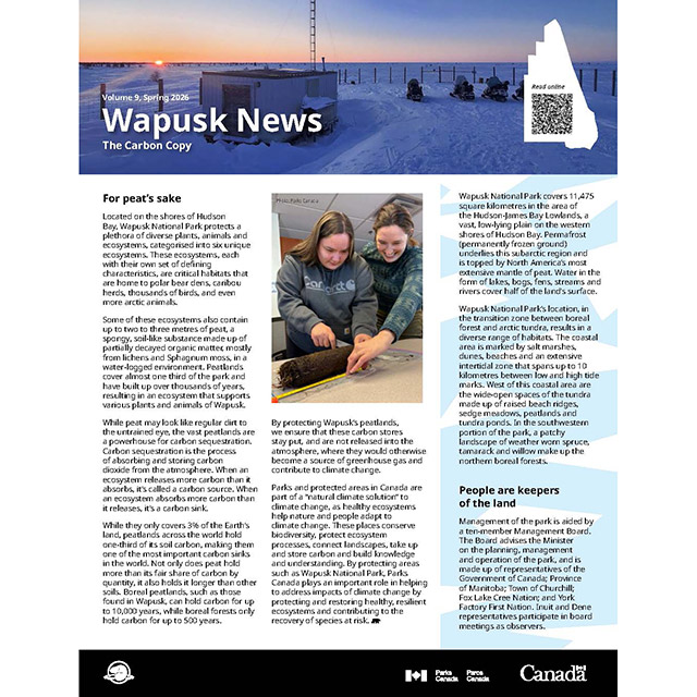 The cover of Wapusk News - Spring 2026.