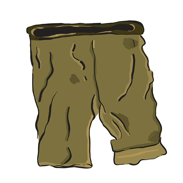 An illustration of a pair of pants.