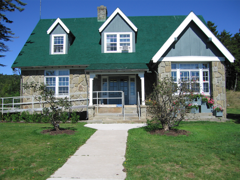 A heritage building in a national park