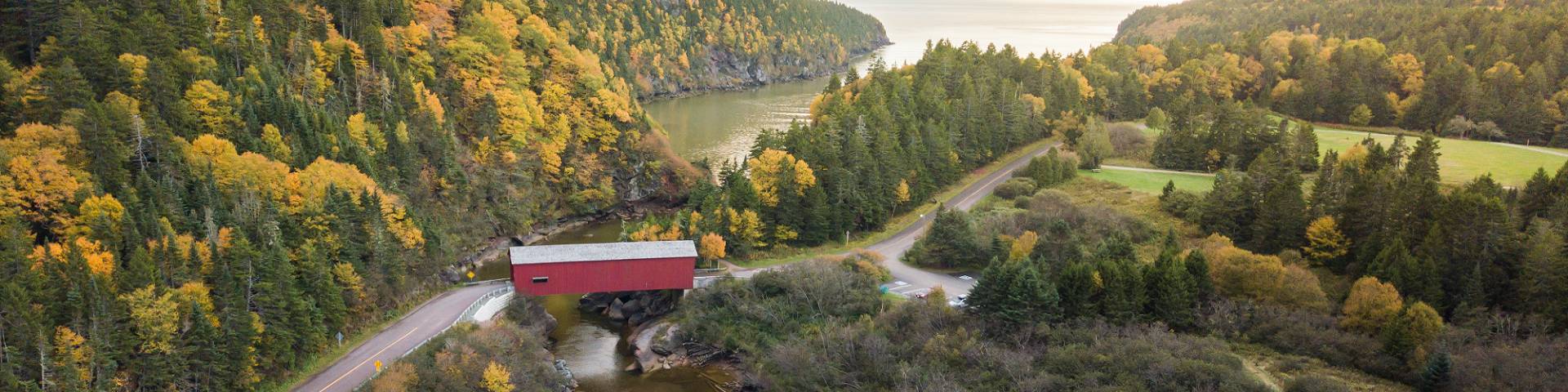 The Point Wolfe covered bridge