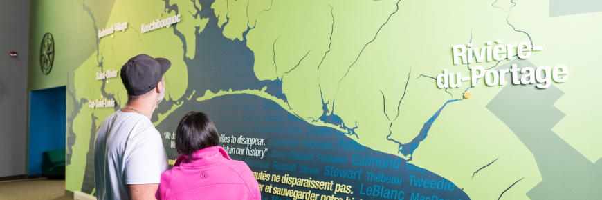 Visitor center exhibit