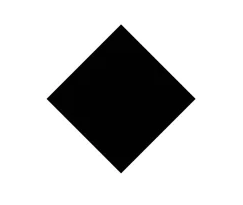 Black diamond symbol representing advanced trails