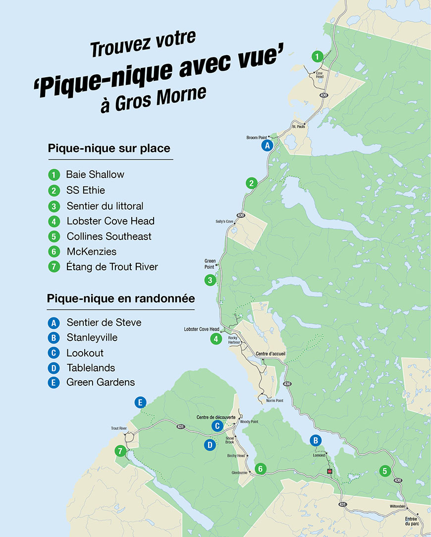 GMNP Picnic Sites Map