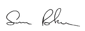 Signature of Grand Chief Simon Pokue