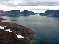 Looking west from Cape Kakkiviak