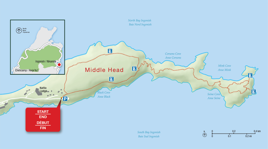 Carte : Middle Head