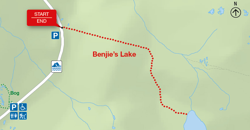 Map: Benjie's Lake