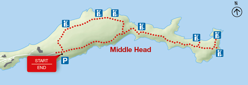 Map: Middle Head