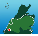 Carte de localisation - Trous de saumons