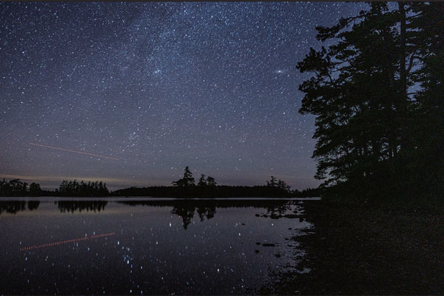 A sky full of stars. 