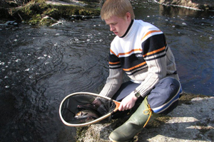 Volunteer fly-fisher