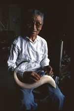 Joe Apiana, Inuvialuit elder and Sachs Harbour carver