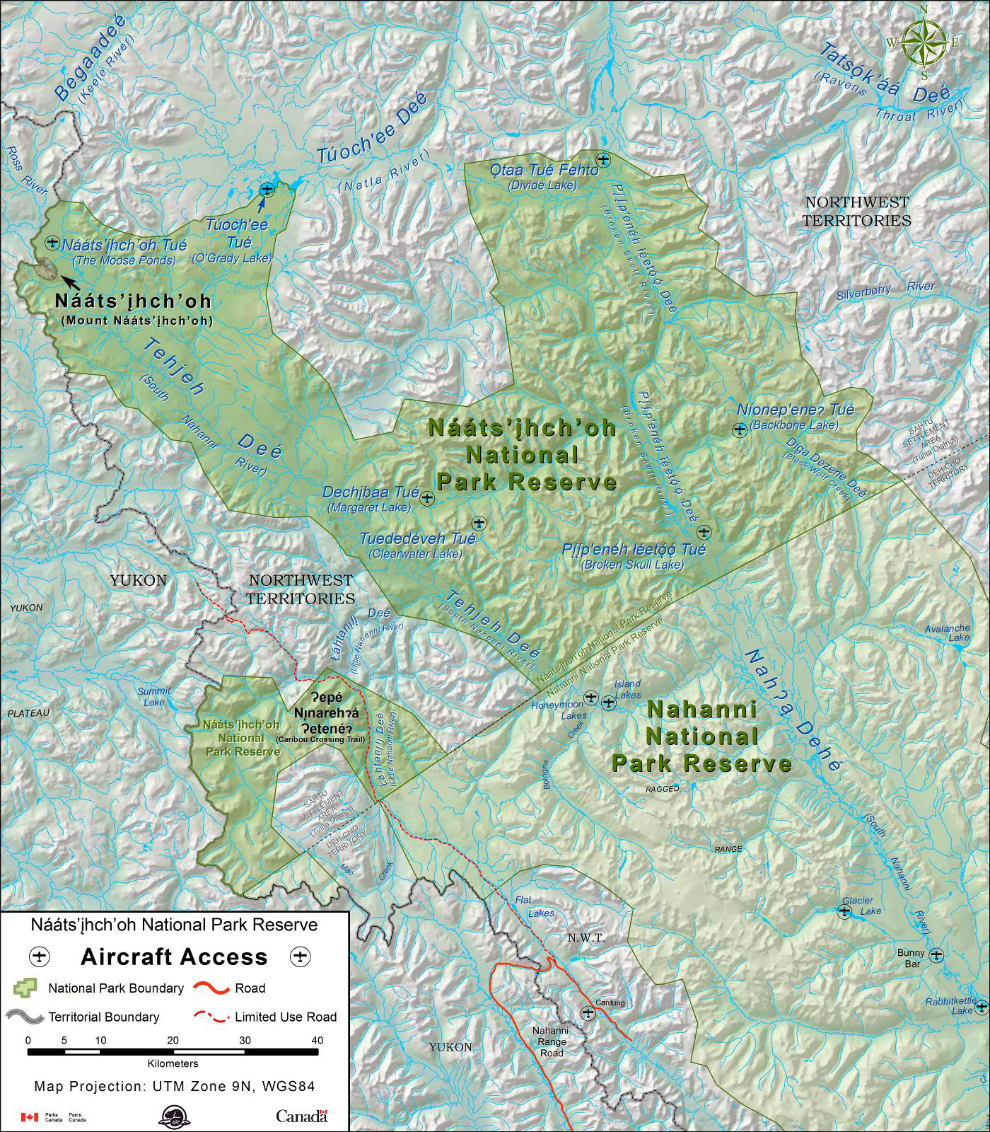 Proposed Designated Landing Sites