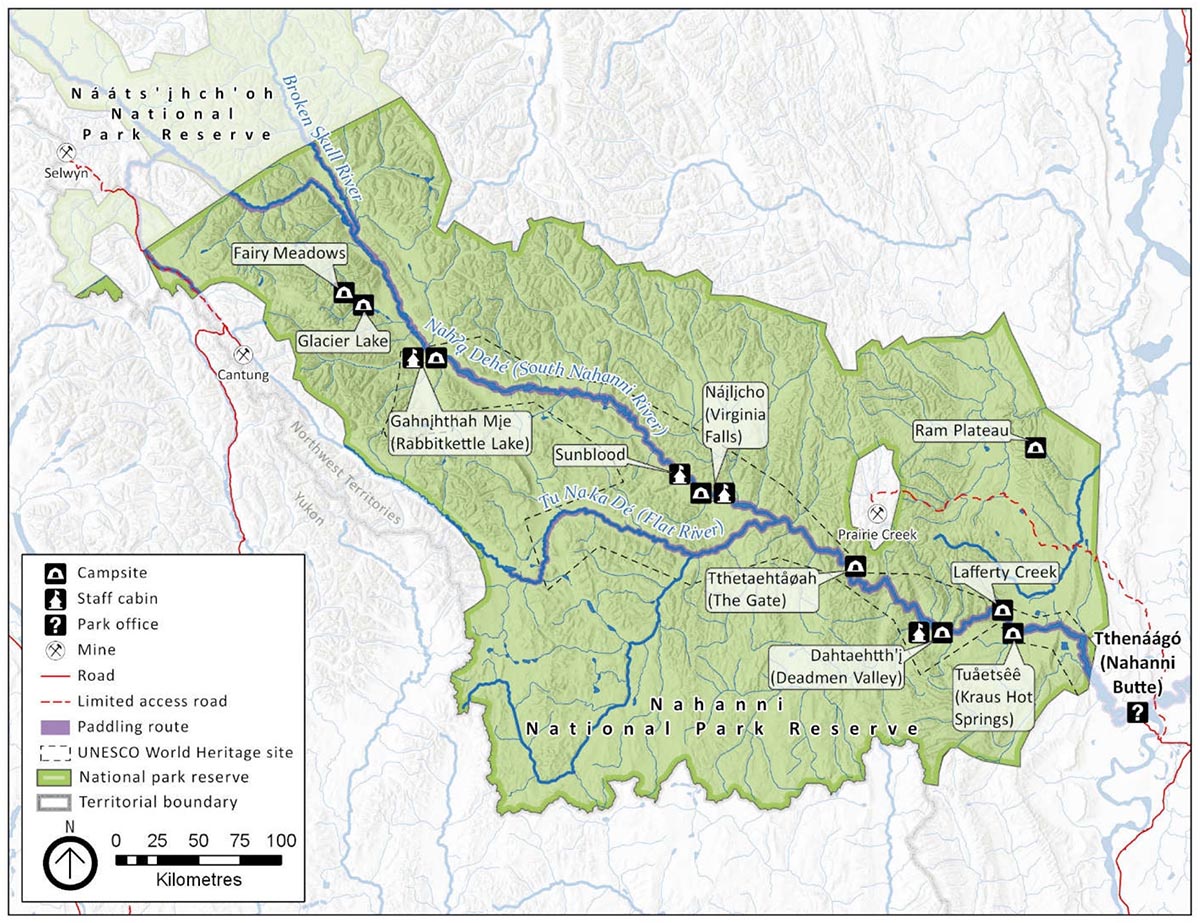 Boundaries of Nahanni National Park Reserve - thumbnail