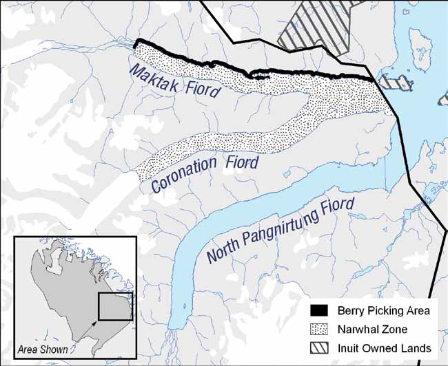 Figure 10: Areas of Special Importance to Inuit