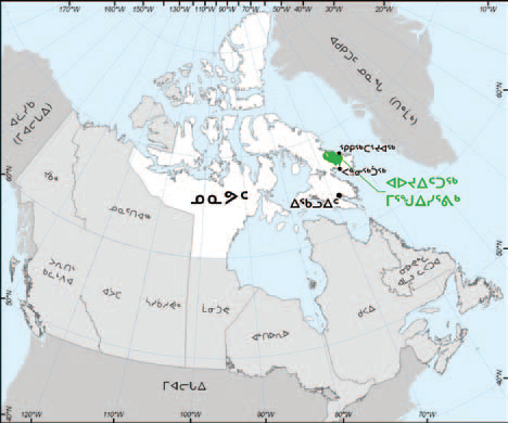 Figure 1: Location of Auyuittuq National Park in Canada