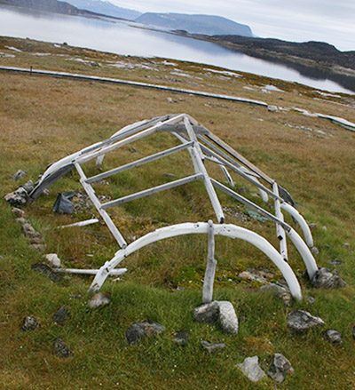 Whaling station at Kekerten National Historic Site