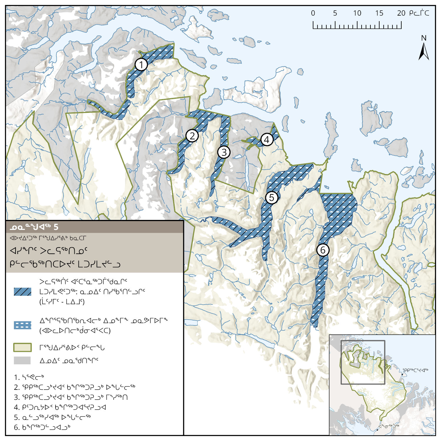 Carte 5 : Autres restrictions et fermetures pour les visiteurs , version textuelle suit.