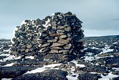 A cairn on Helena Island