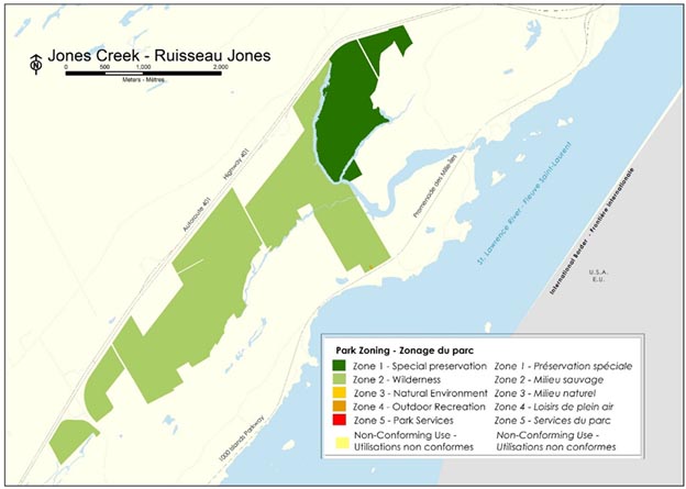 Map 10: Jones Creek — Text description follows