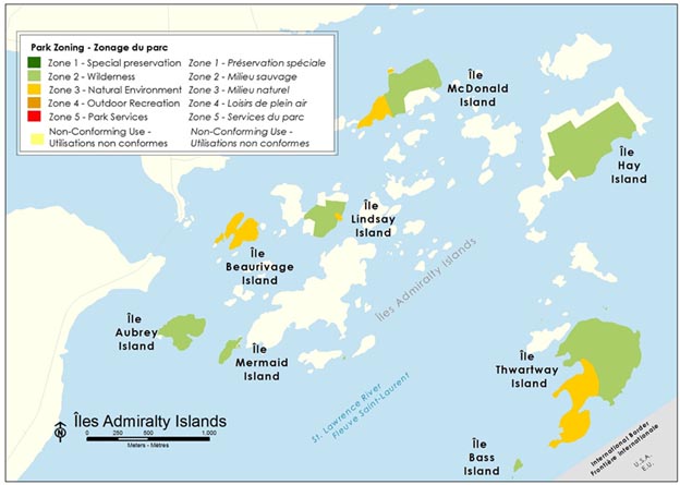 Map 7: Admiralty Islands — Text description follows
