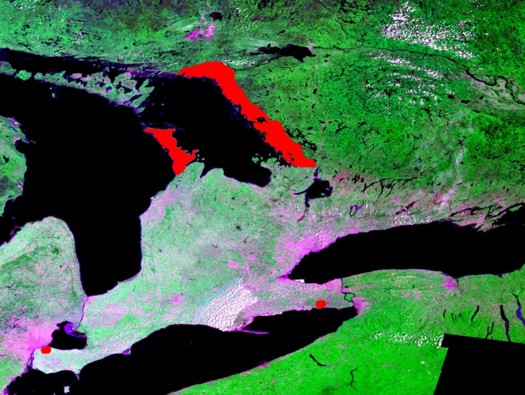 Massasauga's current range