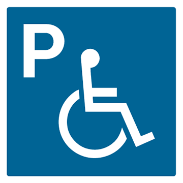 Symbol for accessible parking