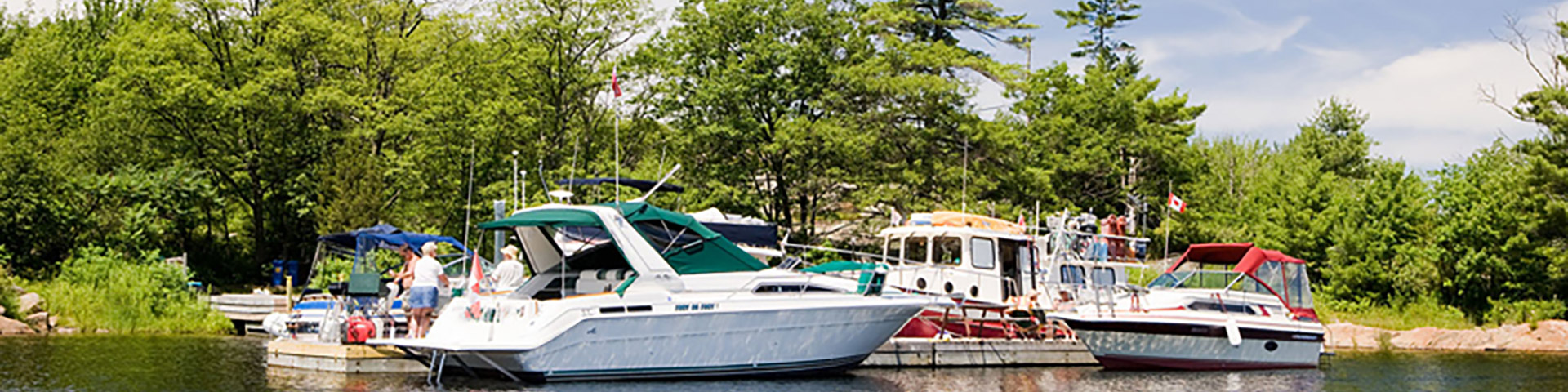 Boats on a dock.