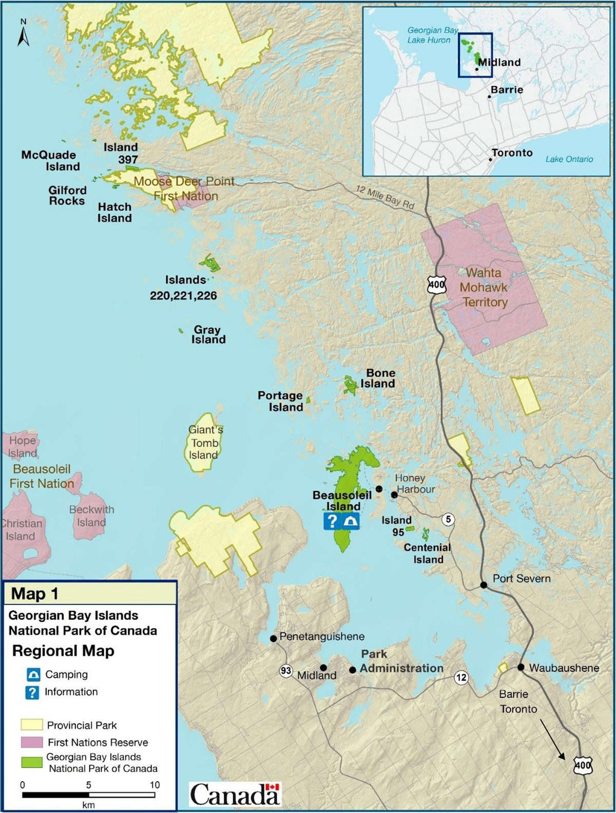 Regional map