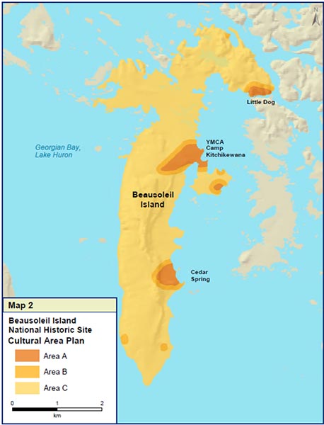 Map 2: Cultural Area Plan — Text version follows