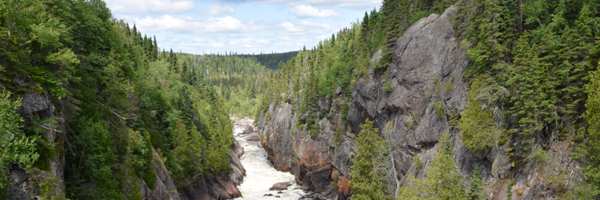 The White River.