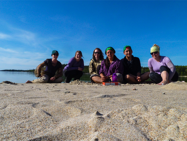 Our community: Courtney, Jenni, Annique, Serafina, Joshua and Kat 