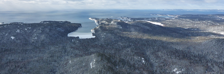 Snapping Turtle eDNA water sampling at Pukaskwa National Park