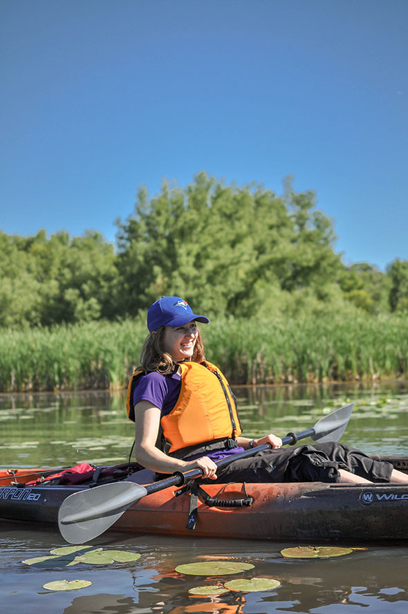 Kayaking in Rouge Marsh