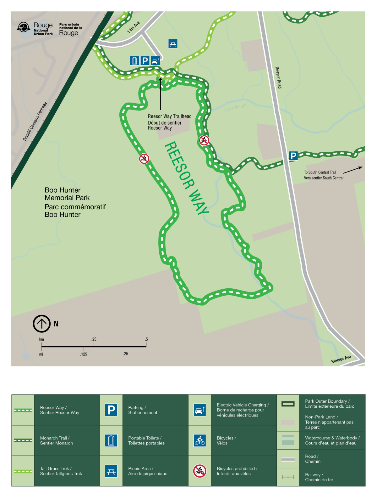 Ressor Way trail map